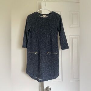 Women’s Cotton Dress in Navy Blue